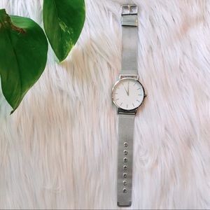 Silver Mesh Watch